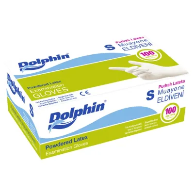 Pudralı Latex Eldiven 100lü Small